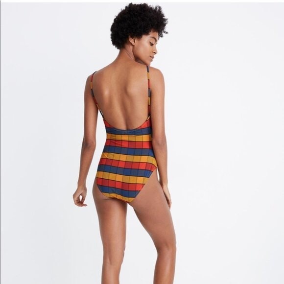 Madewell Second Wave Ruffled Drawstring One-Piece - Picture 10 of 16